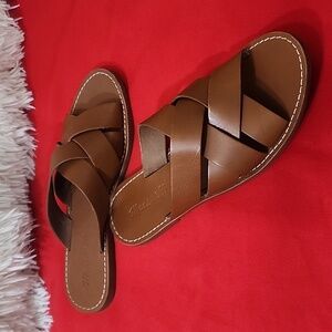 Madewell Brown Leather Sandals